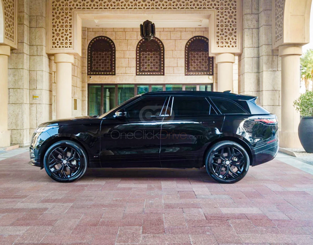 Black Land Rover Range Rover Velar 2019 for rent in Dubai 6