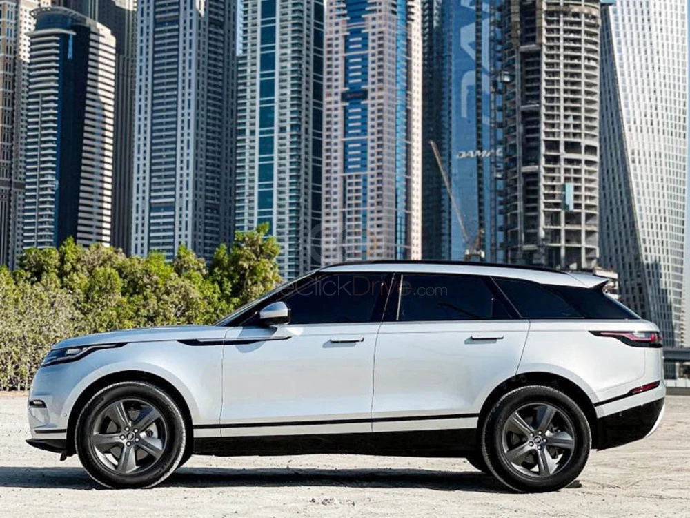 Silver Land Rover Range Rover Velar 2021 for rent in Dubai 4