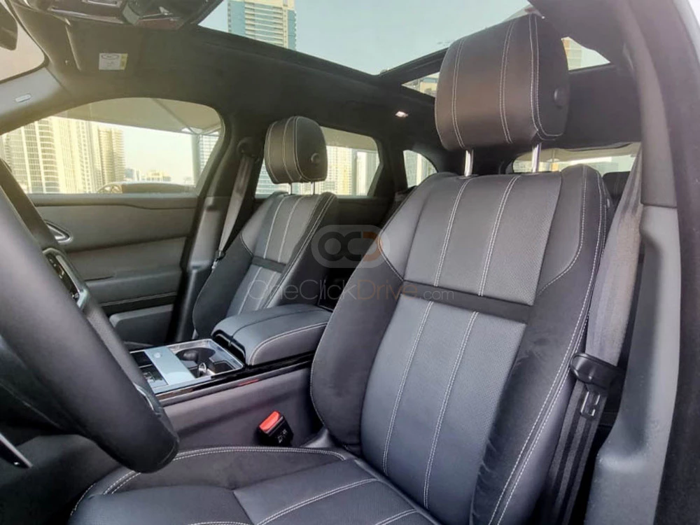 Silver Land Rover Range Rover Velar 2021 for rent in Dubai 5