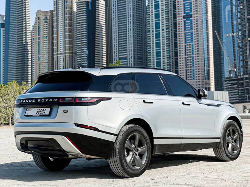 Silver Land Rover Range Rover Velar 2021 for rent in Dubai 9