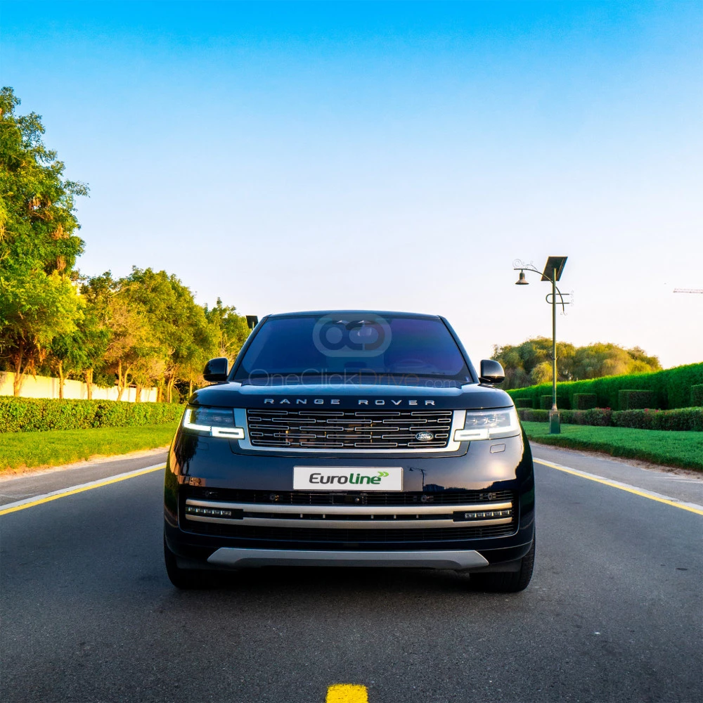 Blue Land Rover Range Rover Vogue HSE 2023 for rent in Dubai 2