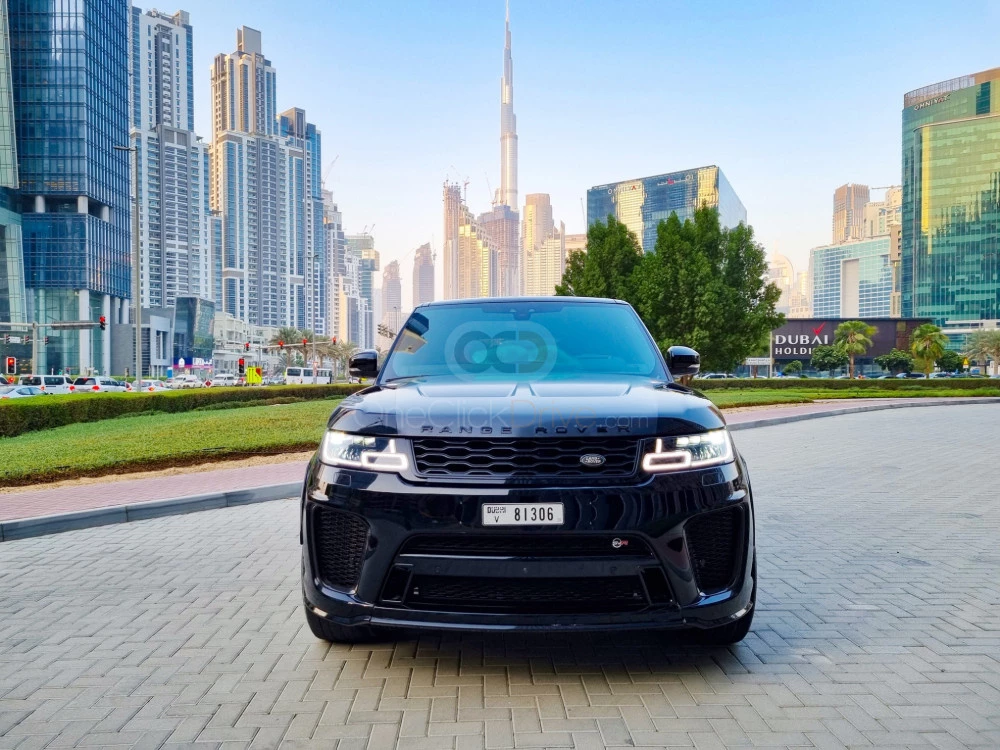Red Land Rover Range Rover Sport SVR 2020 for rent in Dubai 7