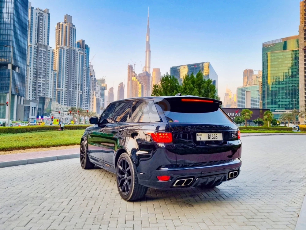 Red Land Rover Range Rover Sport SVR 2020 for rent in Dubai 9