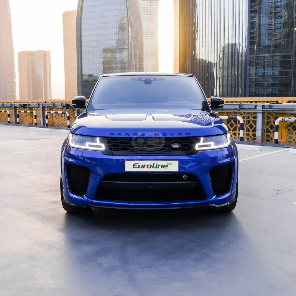 Amarillo Land Rover Range Rover Sport SVR 2020 for rent in Dubai 3