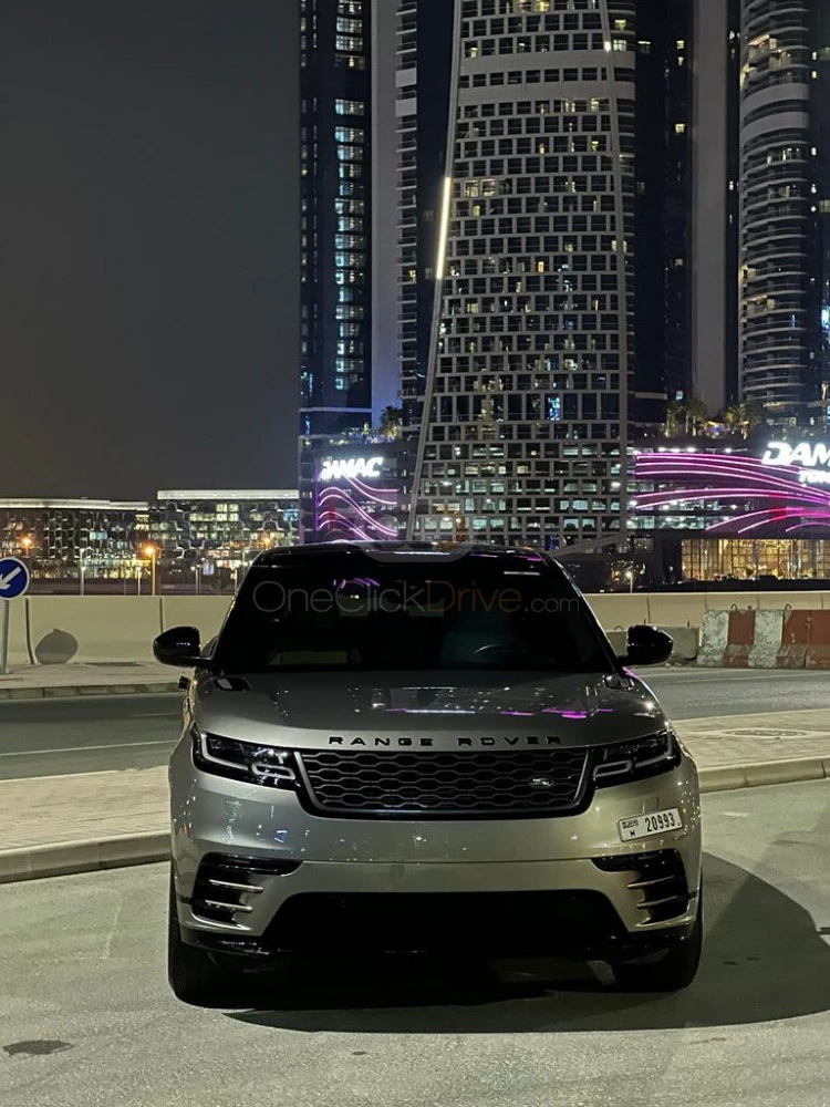 Gray Land Rover Range Rover Velar R Dynamic 2020 for rent in Dubai 7
