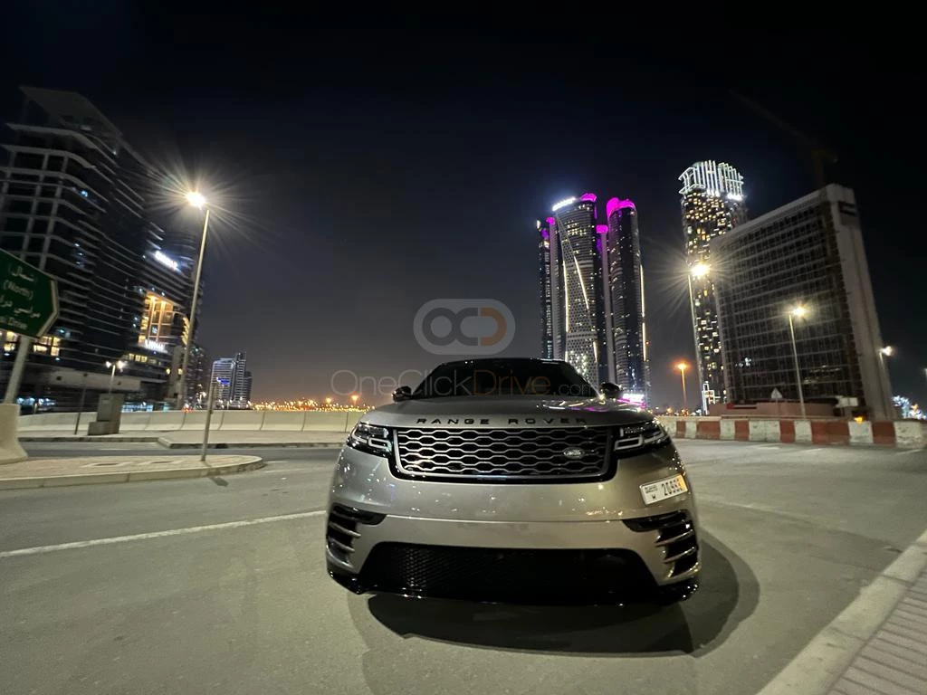Gray Land Rover Range Rover Velar R Dynamic 2020 for rent in Dubai 2