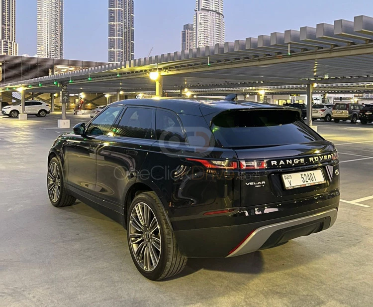 White Land Rover Range Rover Velar 2018 for rent in Dubai 2