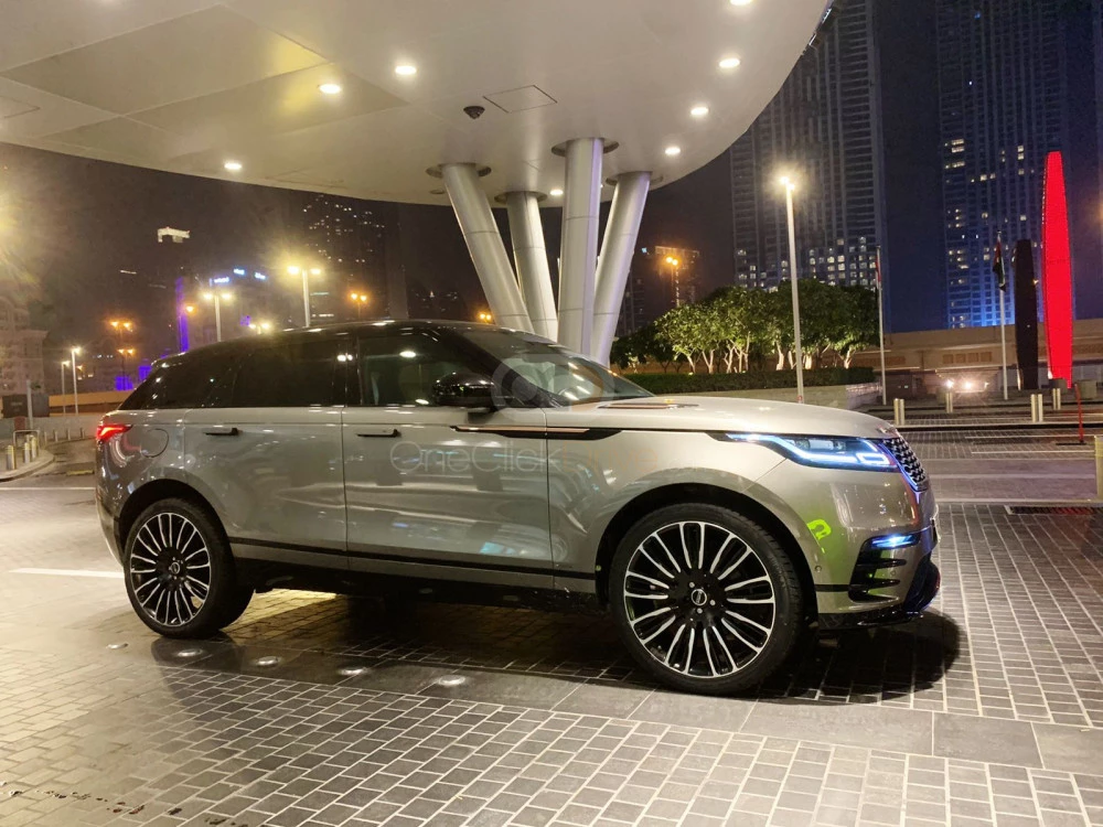 Champagne Gold Land Rover Range Rover Velar R Dynamic 2020 for rent in Dubai 2