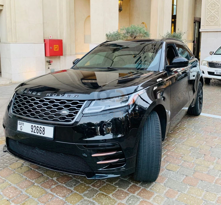 Black Land Rover Range Rover Velar 2021 for rent in Dubai 5