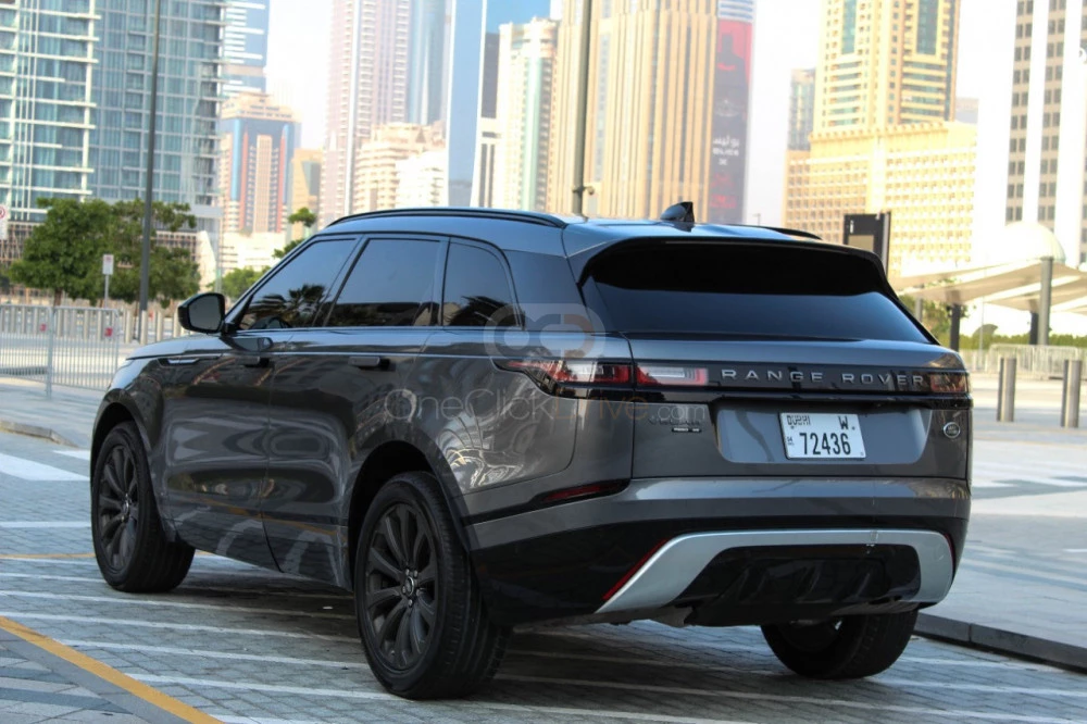 Gray Land Rover Range Rover Velar 2020 for rent in Dubai 3