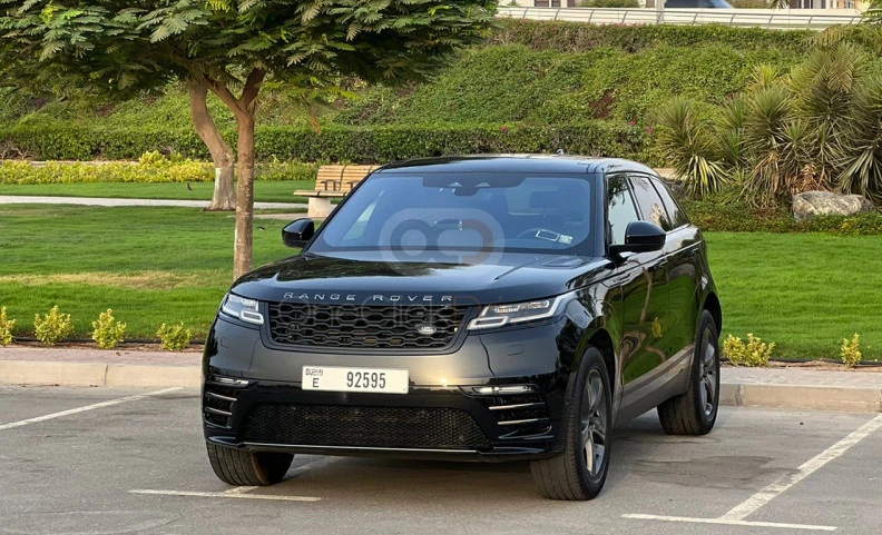 Black Land Rover Range Rover Velar 2021 for rent in Dubai 6