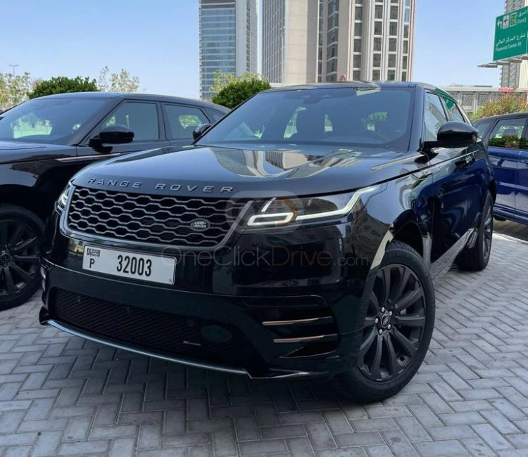 Black Land Rover Range Rover Velar 2022 for rent in Dubai 2