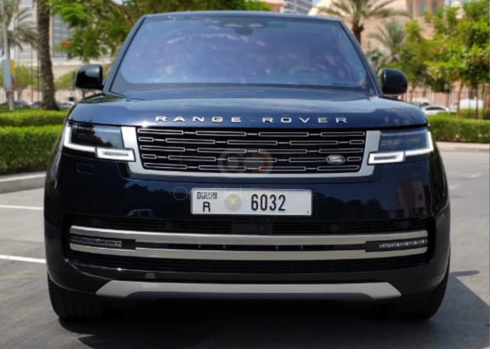 Blue Land Rover Range Rover Vogue HSE 2022 for rent in Dubai 6