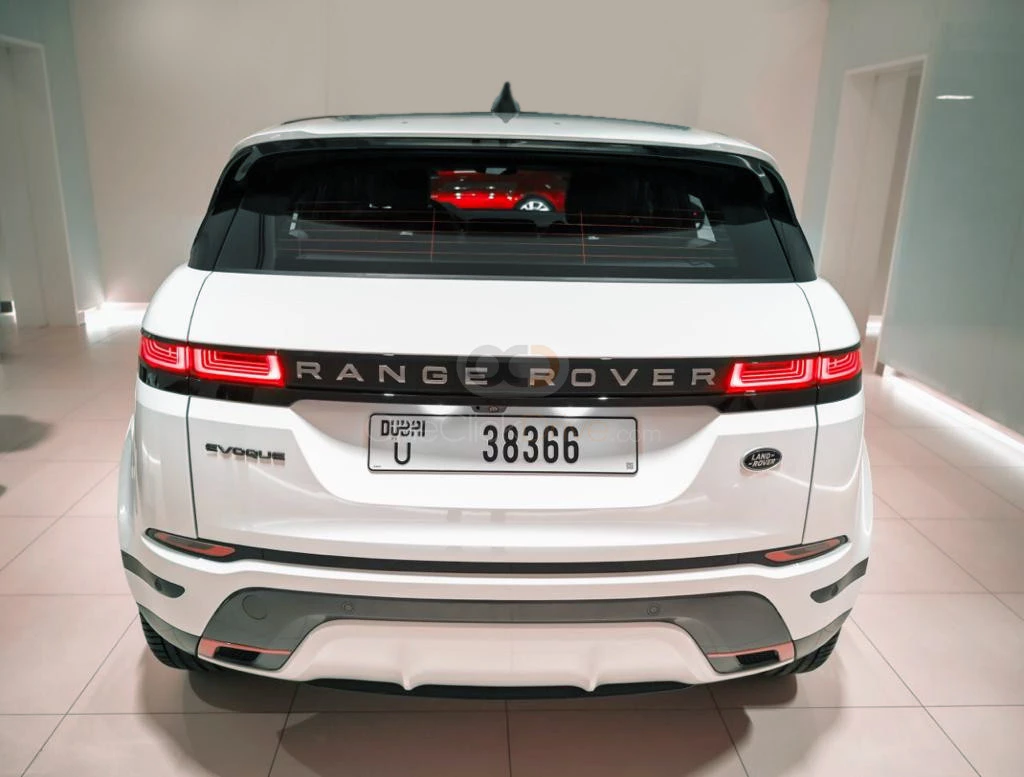 White Land Rover Range Rover Evoque 2021 for rent in Dubai 6