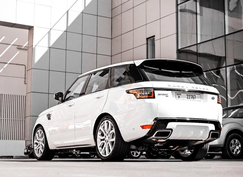 White Land Rover Range Rover Sport Dynamic 2021 for rent in Dubai 7