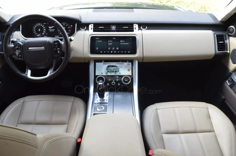 Noir Land Rover Range Rover Sport HSE 2018 for rent in Dubaï 3