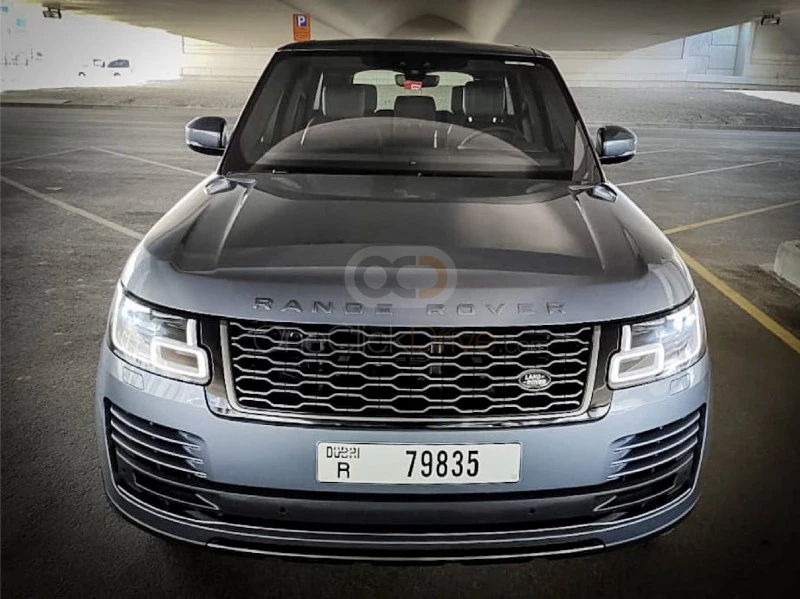 Blue Land Rover Range Rover Vogue SE 2021 for rent in Dubai 1