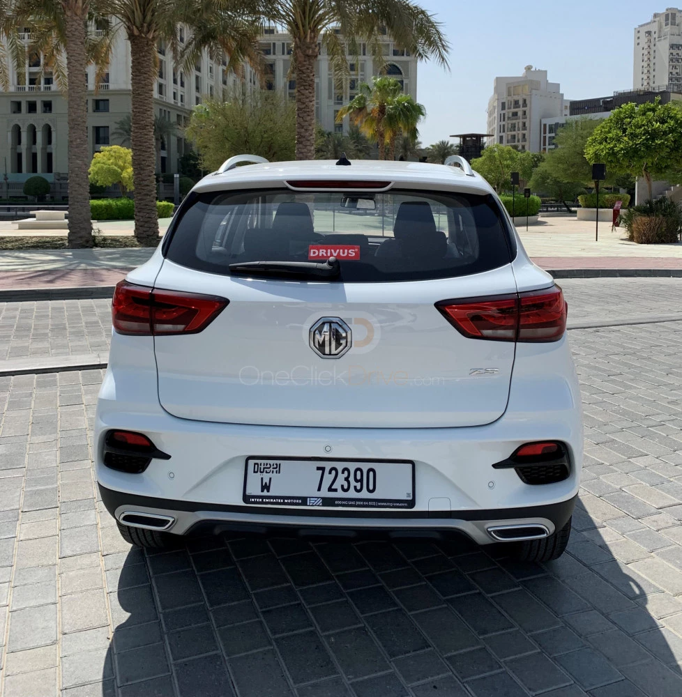 White MG ZS 2022 for rent in Dubai 5