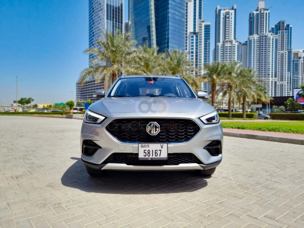 Silver MG ZS 2022 for rent in Sharjah 2