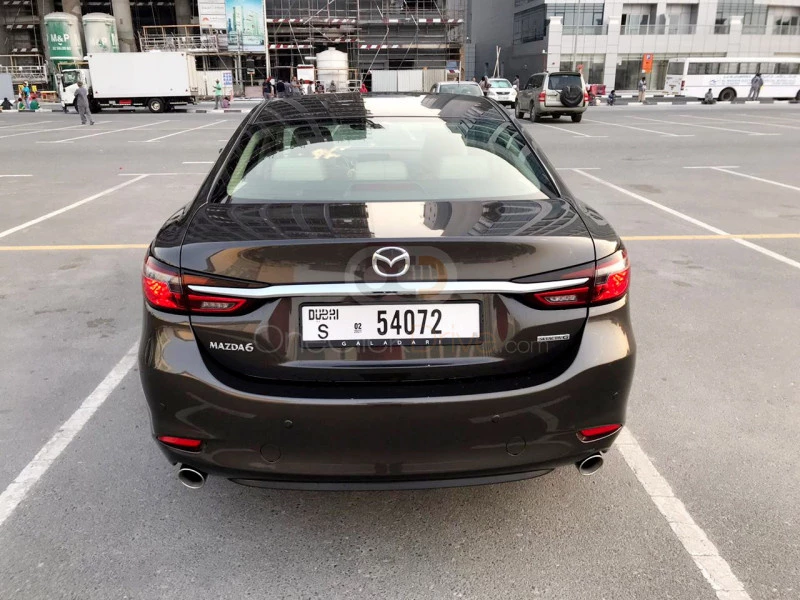 Black Mazda 6 2020 for rent in Dubai 8