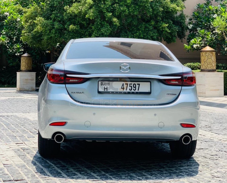 Silver Mazda 6 2022 for rent in Dubai 4