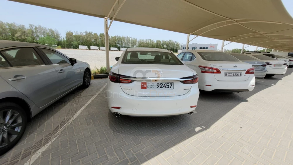 White Mazda 6 2022 for rent in Dubai 2