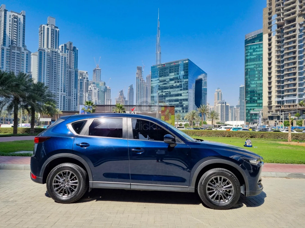 Blue Mazda CX5 2020 for rent in Dubai 3