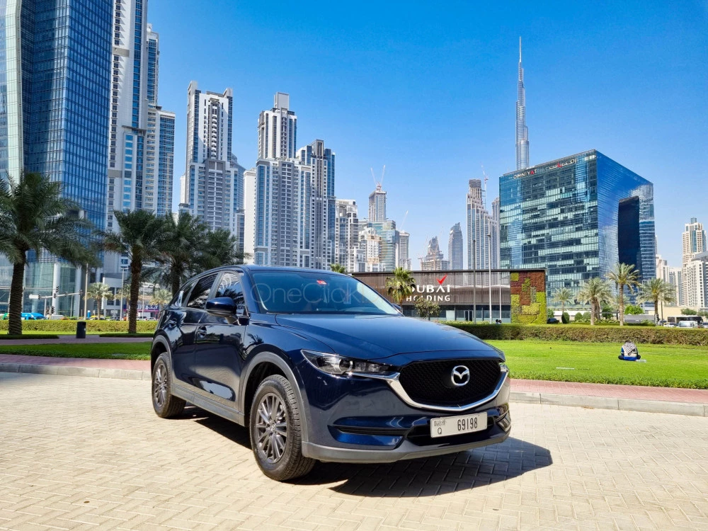 Blue Mazda CX5 2020 for rent in Dubai 1