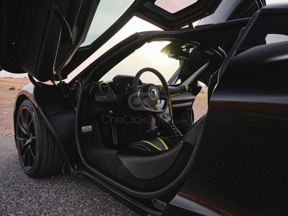 Siyah McLaren 720S 2020 for rent in Dubai 7