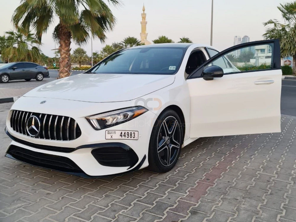 White Mercedes Benz A220 2020 for rent in Dubai 8