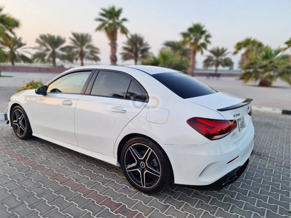 White Mercedes Benz A220 2020 for rent in Dubai 9