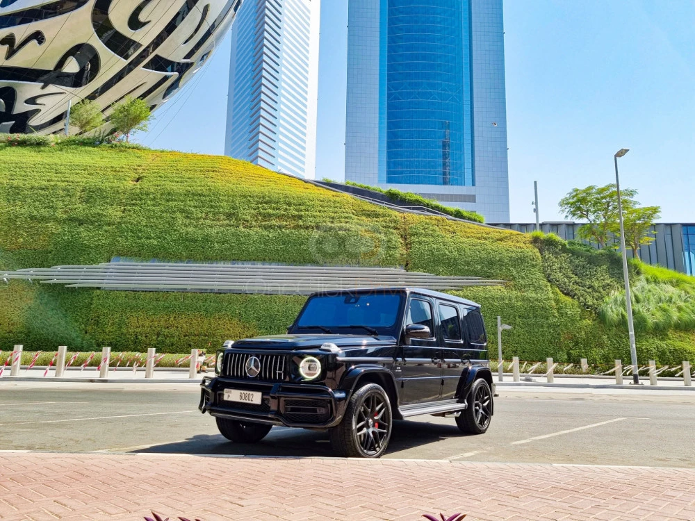 Темно-серый Мерседес Бенц AMG G63 2019 for rent in Дубай 3