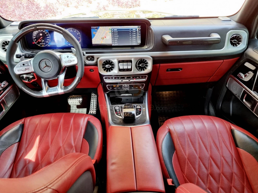 Koyu gri Mercedes Benz AMG G63 2019 for rent in Dubai 7