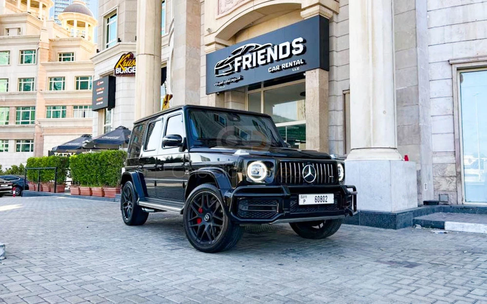 Donkergrijs Mercedes-Benz AMG G63 2019 for rent in Dubai 1