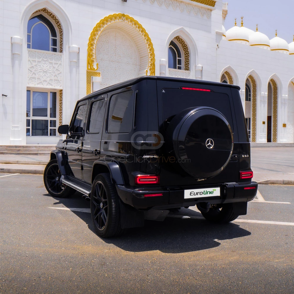 Blanco Mercedes Benz AMG G63 2021 for rent in Ajman 7