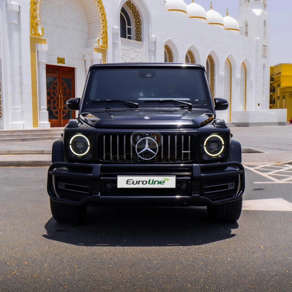 blanc Mercedes Benz AMG G63 2021 for rent in Ajman 2