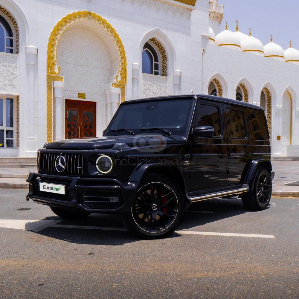Blanco Mercedes Benz AMG G63 2021 for rent in Ajman 8