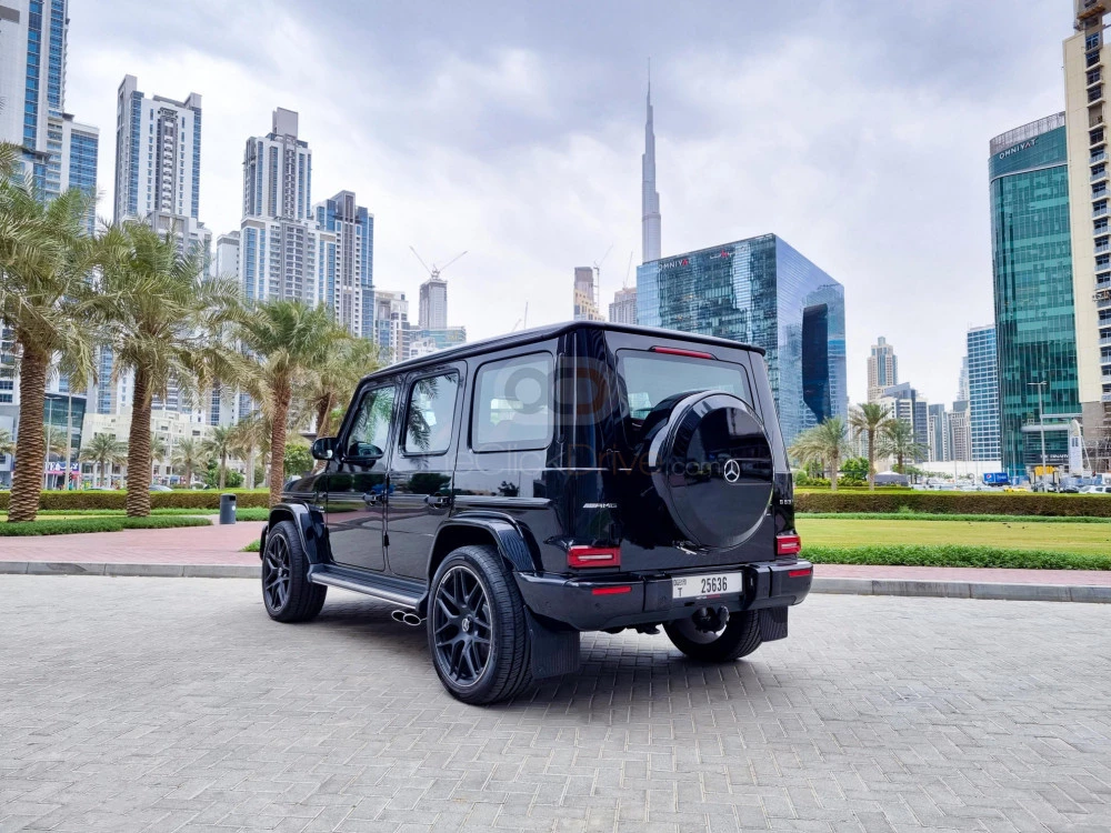 zwart Mercedes-Benz AMG G63 Editie 1 2022 for rent in Dubai 11