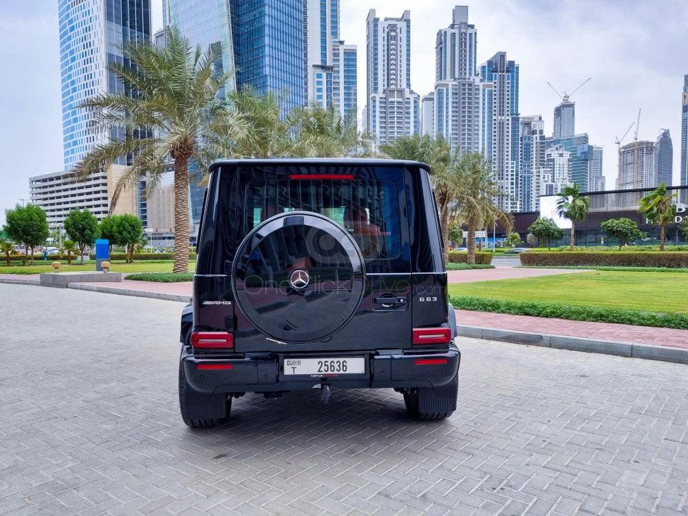 Black Mercedes Benz AMG G63 Edition 1 2022 for rent in Dubai 10