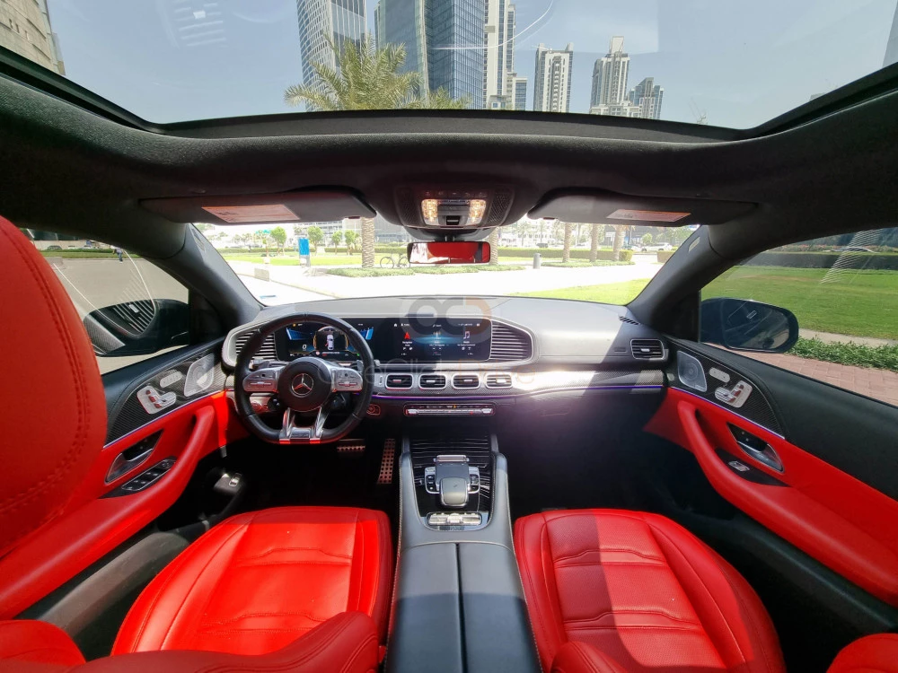 Noir Mercedes Benz AMG GL 53 2021 for rent in Dubaï 9