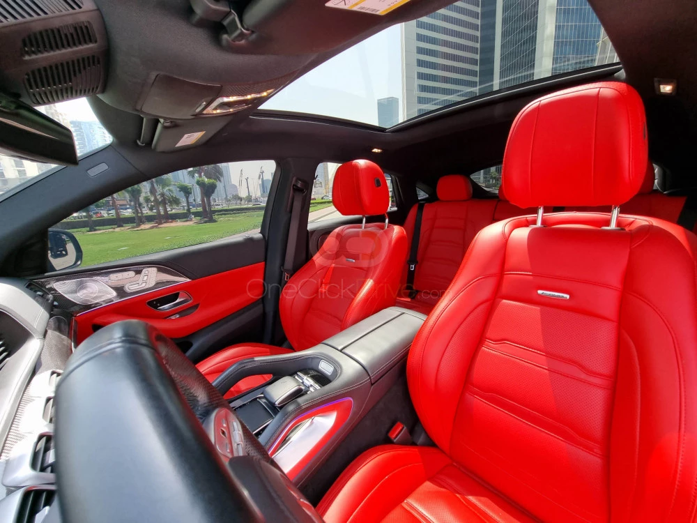 Noir Mercedes Benz AMG GL 53 2021 for rent in Dubaï 5