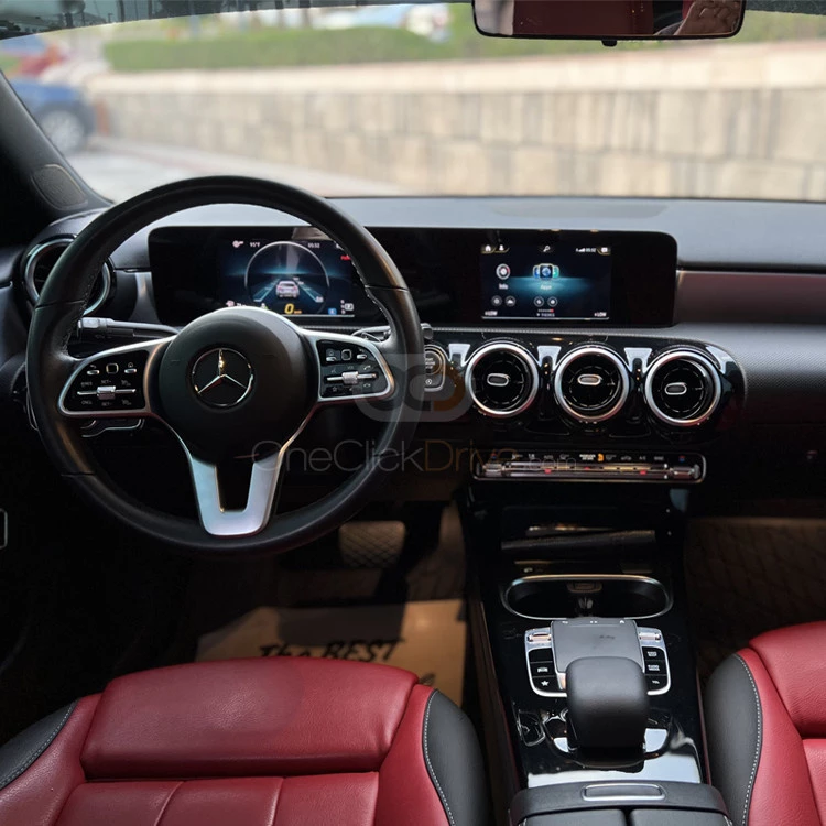 White Mercedes Benz A220 2019 for rent in Dubai 5