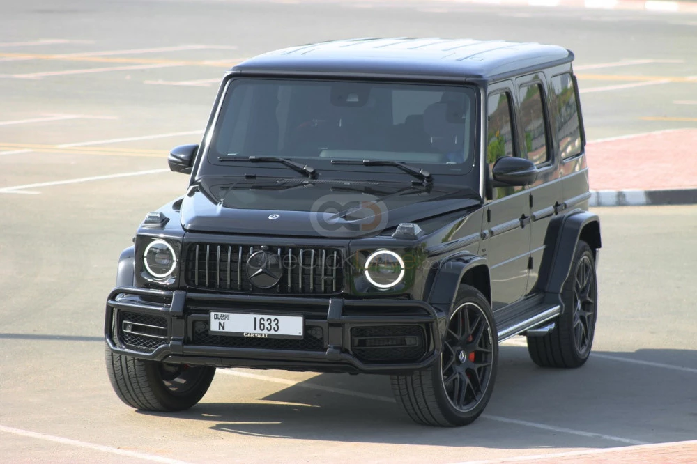 Black Mercedes Benz AMG G63 Double Night Package 2022 for rent in Dubai 1