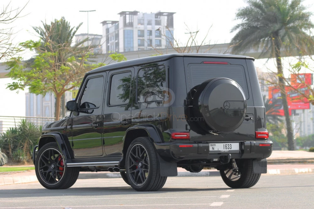 Black Mercedes Benz AMG G63 Double Night Package 2022 for rent in Dubai 6