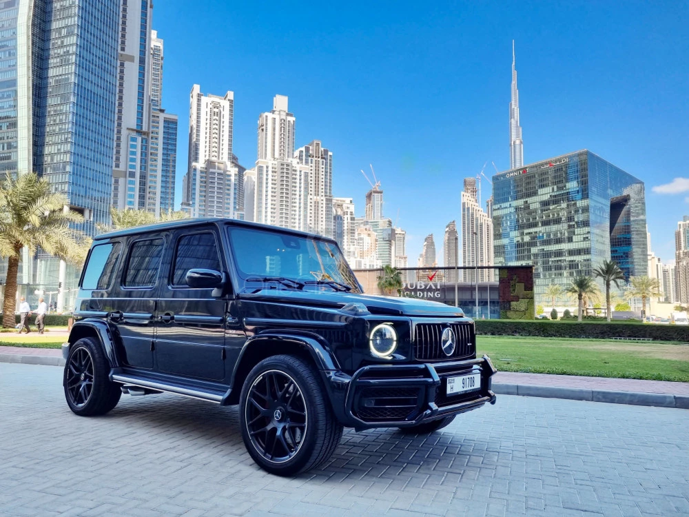 Red Mercedes Benz AMG G63 2021 for rent in Dubai 1