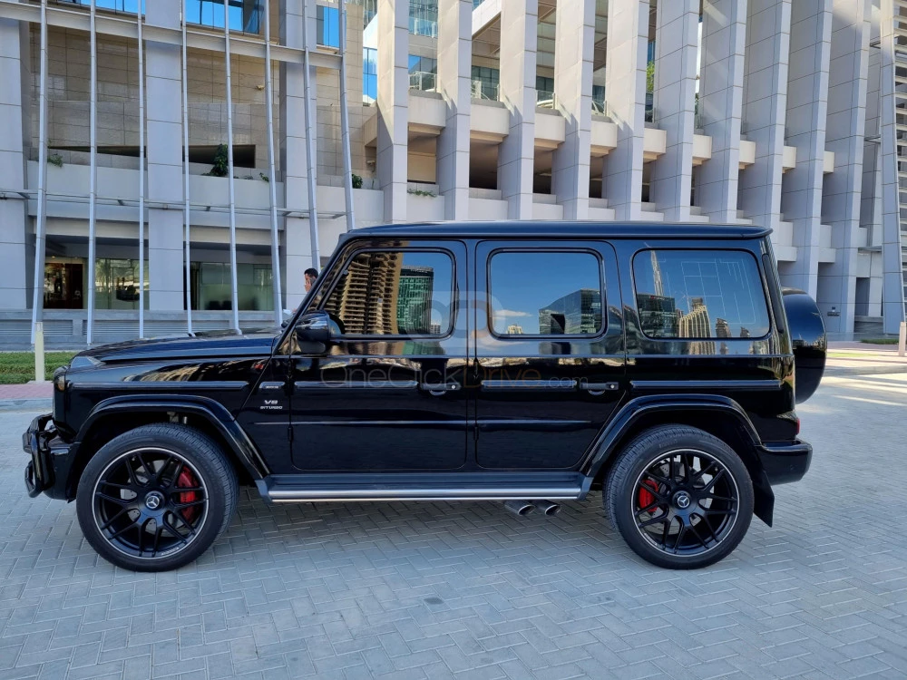 Red Mercedes Benz AMG G63 2021 for rent in Dubai 3