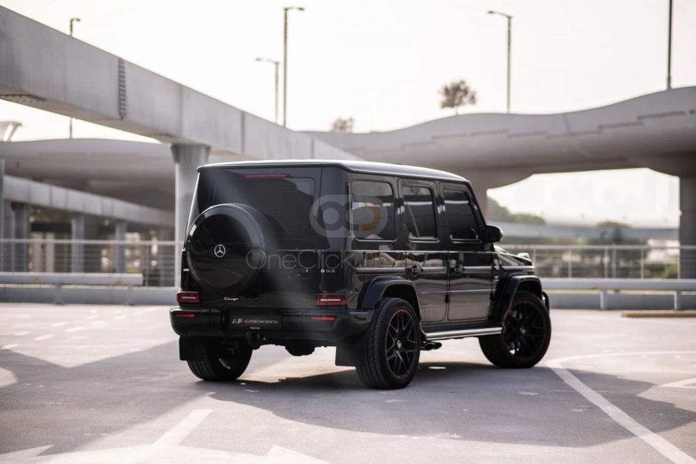 Black Mercedes Benz AMG G63 2020 for rent in Dubai 2