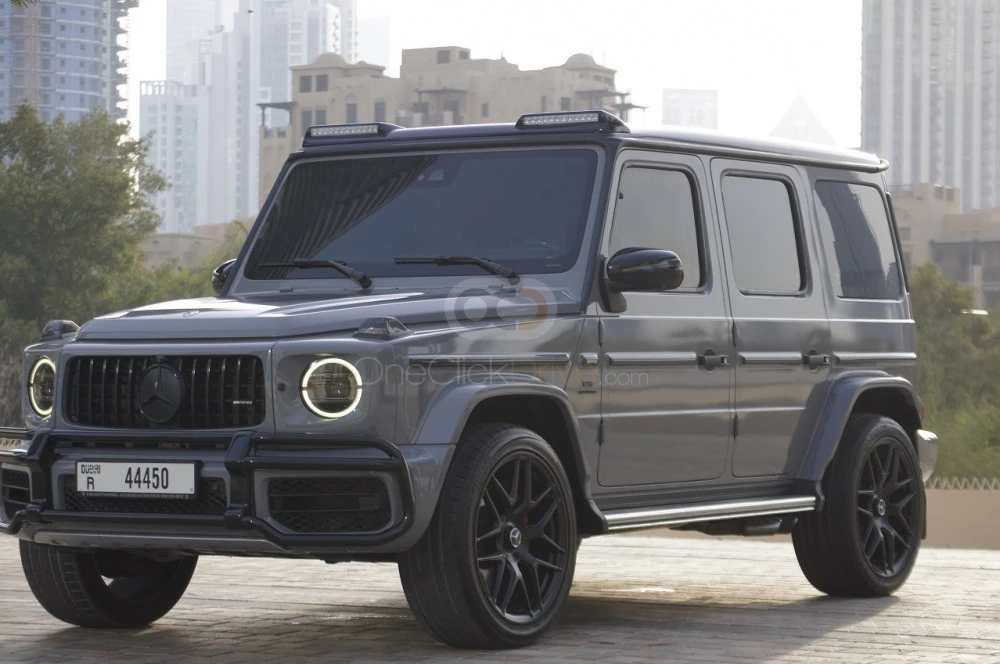 Gray Mercedes Benz AMG G63 2020 for rent in Dubai 2