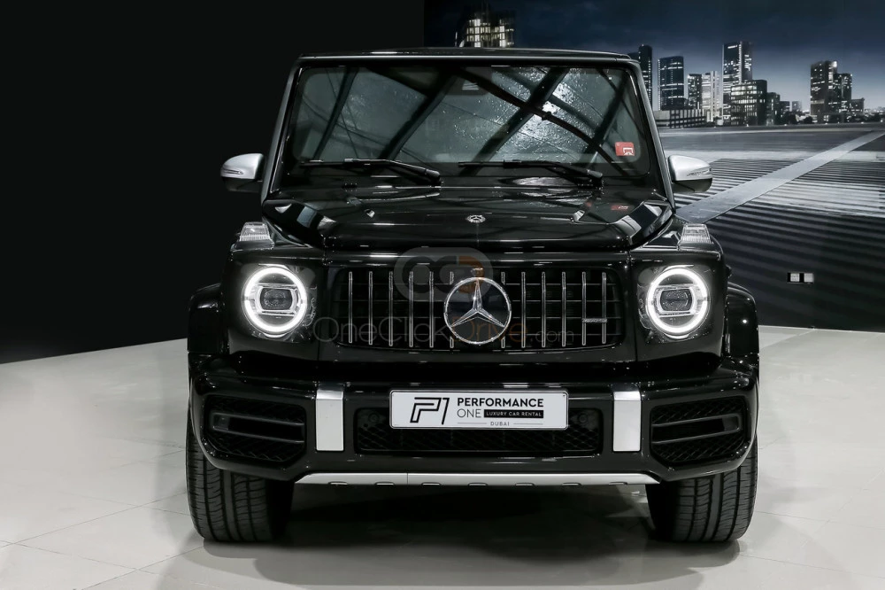 Black Mercedes Benz AMG G63 2020 for rent in Dubai 5
