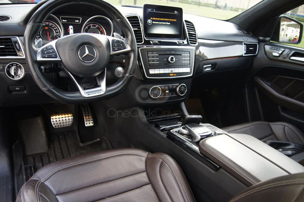 Gray Mercedes Benz AMG GLE 63 2019 for rent in Dubai 9
